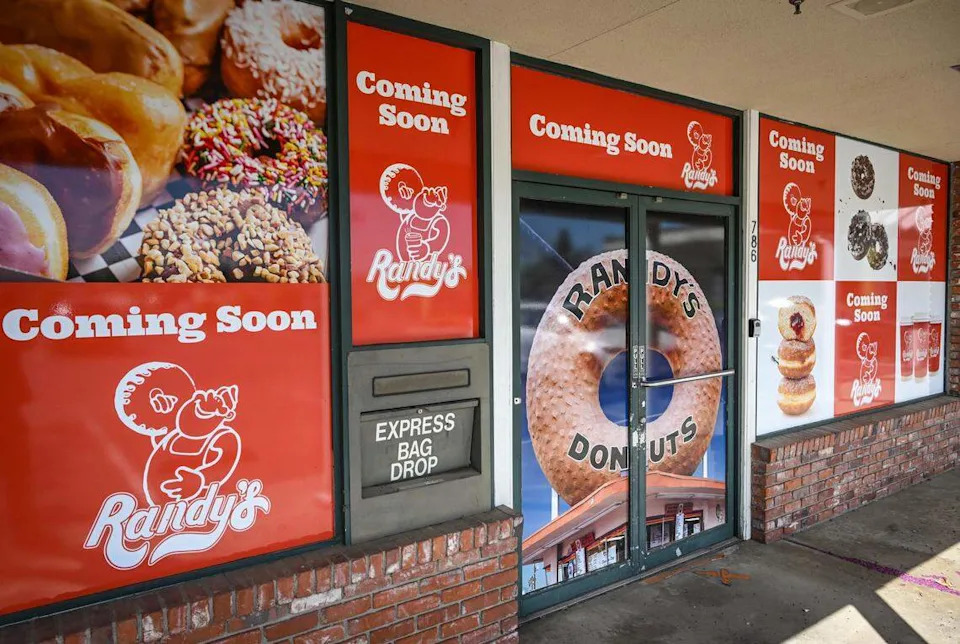 Randy's Donuts plans to open a location just down from locally owned Lodéi Bakery & Cafe on the northeast corner of Palm and Bullard avenues in Fresno. The owners aren't concerned though. They think it might even bring them more business.