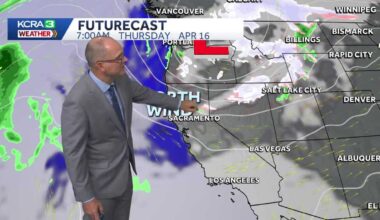 North winds and rain chances in the forecast for Northern California