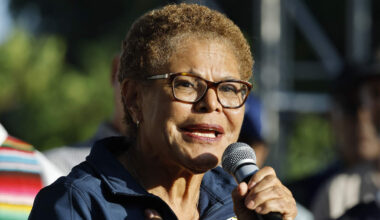 L.A. Mayor Race `Wide Open' with 40% Undecided, Poll Finds