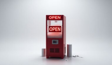 A minimalist studio still life photograph showing a closed