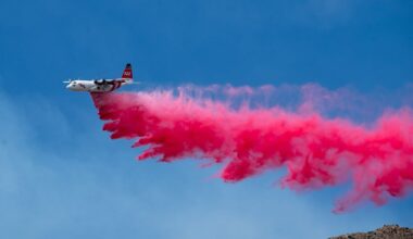 Two fires break out in Southern California amid Santa Ana winds, triggering evacuations