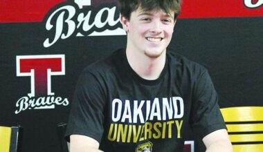 Tawas senior Zack Miller signs to play college hockey at Oakland | Sports