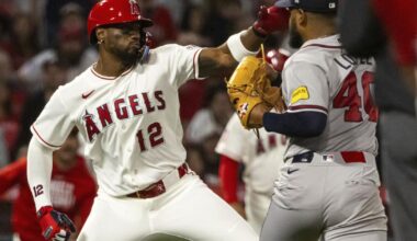 Brawl breaks out between Atlanta pitcher Lopez and Angels DH Soler | Basketball