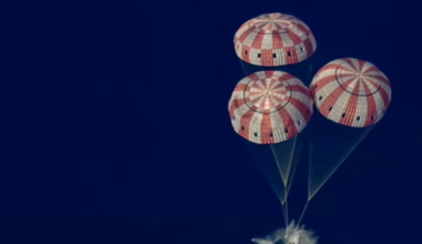 Artemis II astronauts splash down off California’s coast after a historic journey around the moon | News