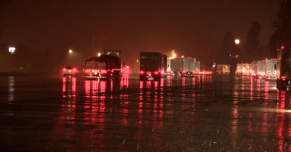 Winter storm hits I-80 near Truckee over the weekend | California News