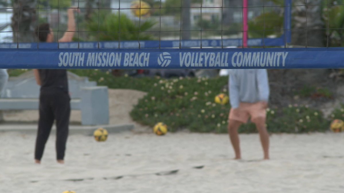 Mission Beach volleyball players nearly cited for early hours play – NBC 7 San Diego