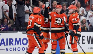 John Carlson’s 1st hat trick in17-year career sends Anaheim Ducks past San Jose Sharks, snaps 6-game skid