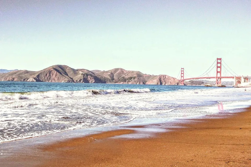 Baker Beach in San FranciscoCredit: Getty
