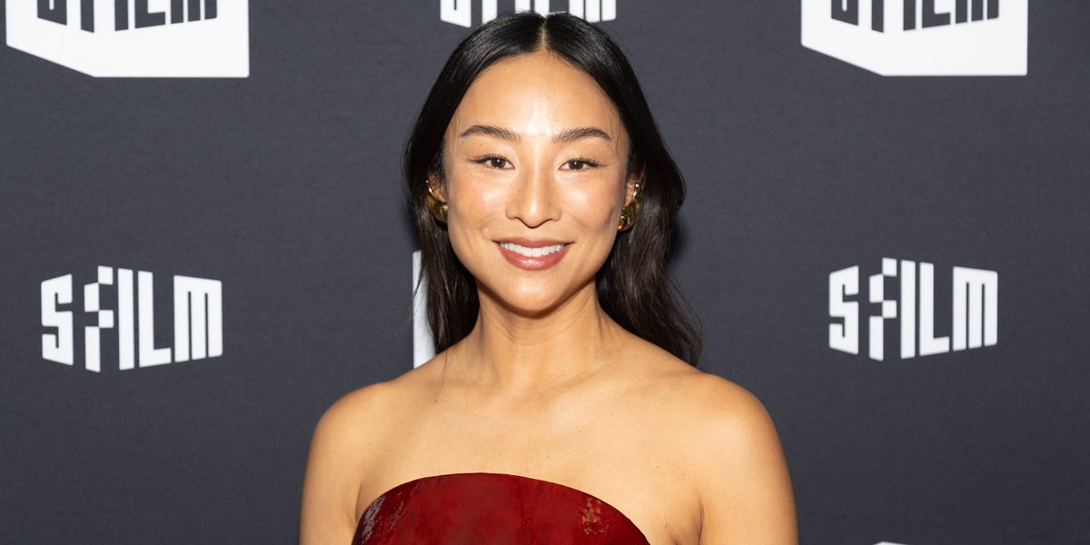 Greta Lee Attends the San Francisco International Film Festival in a Blood-Red Top