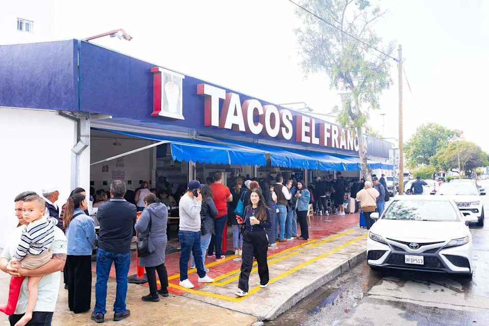 The original Tacos El Franc in Tijuana is pictured here. The restaurant is planning to open a location in the former Heroes Comics in Fresno.