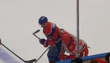 Kapanen's 2nd goal of game with 1:54 remaining lifts Oilers over Ducks 4-3 in playoff opener
