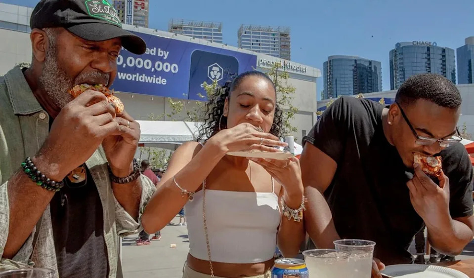 Pizza City Fest runs Saturday and Sunday. <a href="http://www.lalive.com" rel="nofollow noopener" target="_blank" data-ylk="slk:http://www.lalive.com;elm:context_link;itc:0;sec:content-canvas" data-yga="{"yLinkElement":"context_link","yModuleName":"content-canvas","yLinkText":"http"}" class="link ">http://www.lalive.com</a>