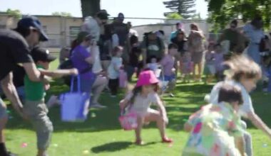 West Sacramento families celebrate Earth Day with egg hunt