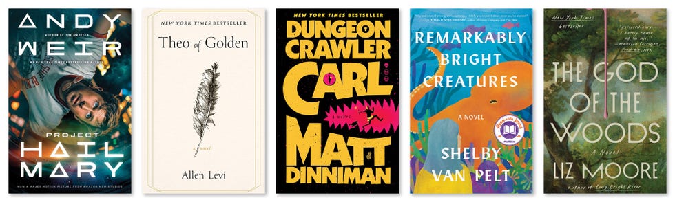 books, northern california bestsellers, trade paperback fiction