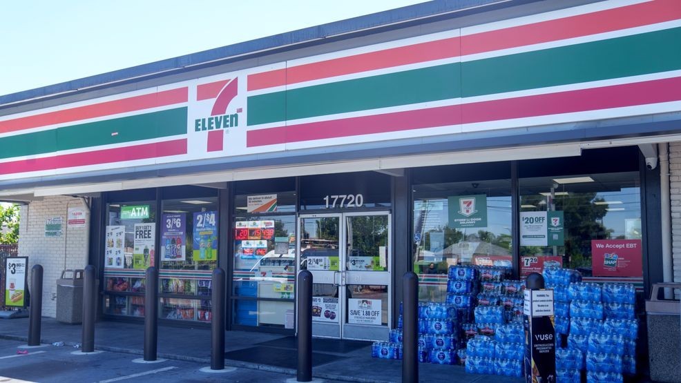 FILE - The exterior of a 7-Eleven convenience store is seen on Aug. 20, 2024 in Los Angeles. (Photo by Eric Thayer/Getty Images)