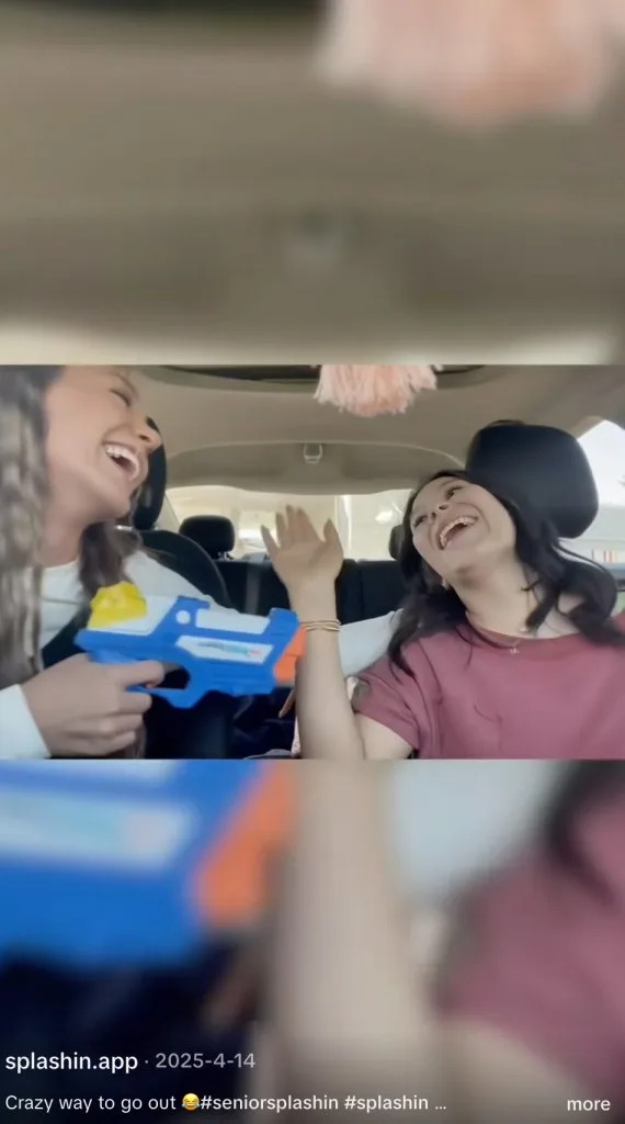 Players are instructed to use brightly colored water guns. TikTok/@splashin.app