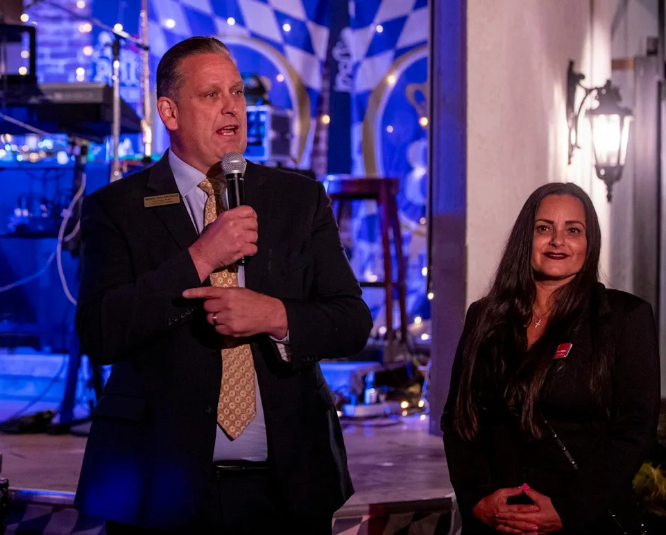 Tony Strickland and Gracey Van Der Mark