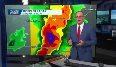 Severe weather warnings issued in Northern California