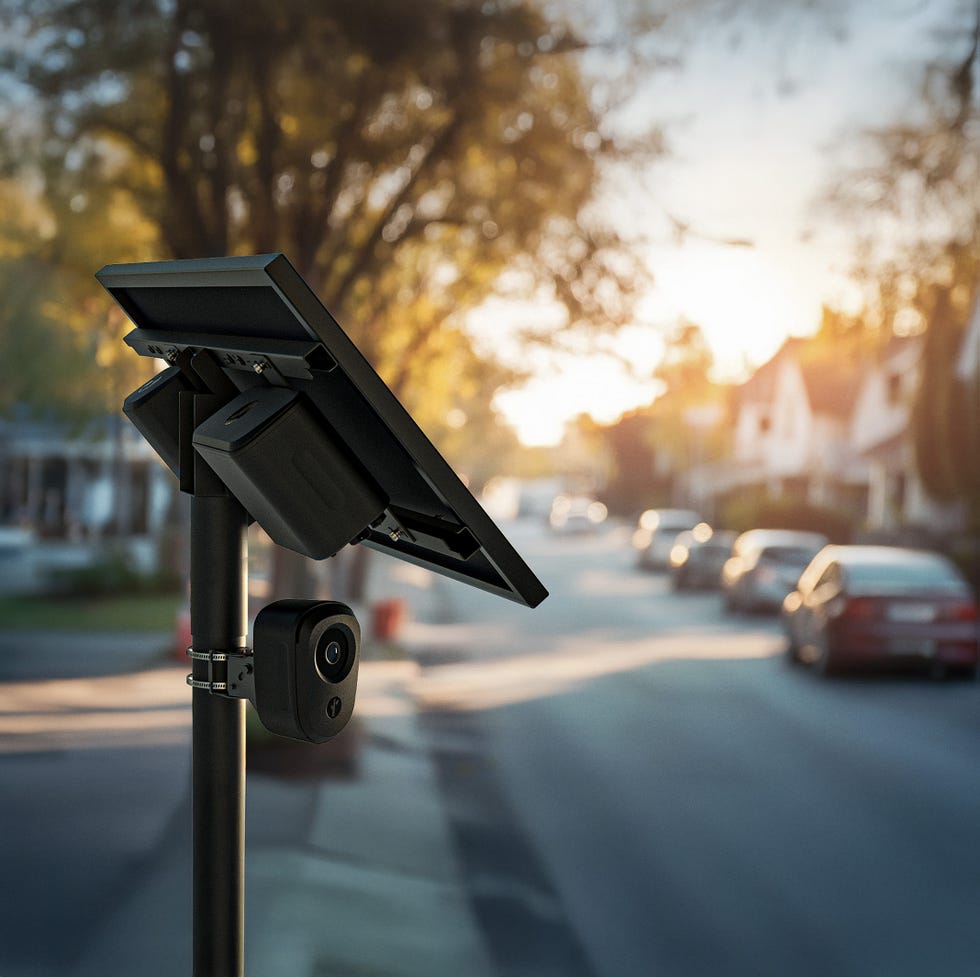 solarpowered security camera mounted on a pole solarpowered security camera mounted on a pole