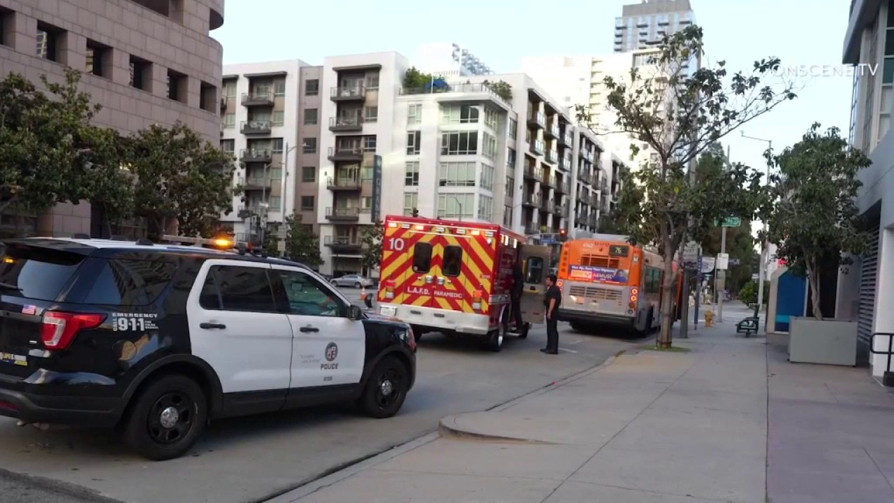 Woman stabbed on bus in downtown Los Angeles