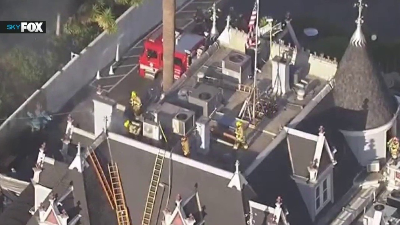 Fire damages Magic Castle in Hollywood