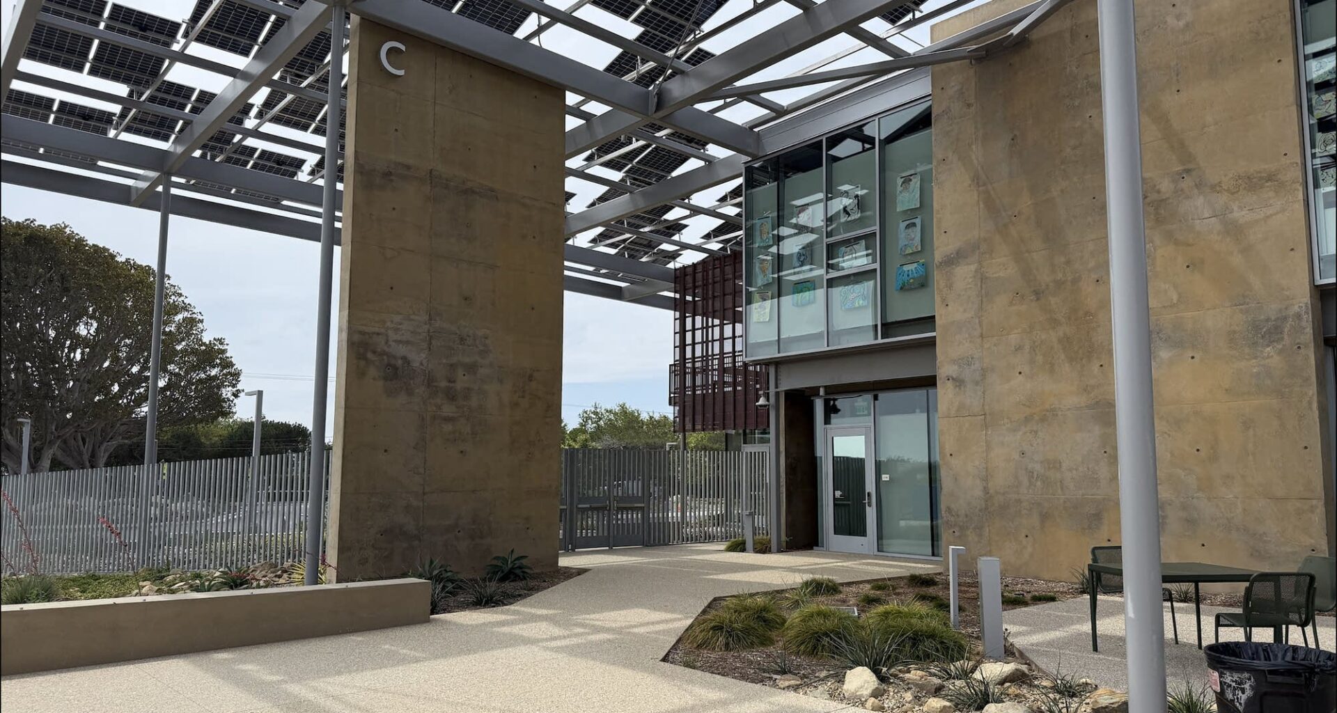 Malibu High School's new campus opened last fall, and it includes many of the new sustainability requirements in the updated California code.