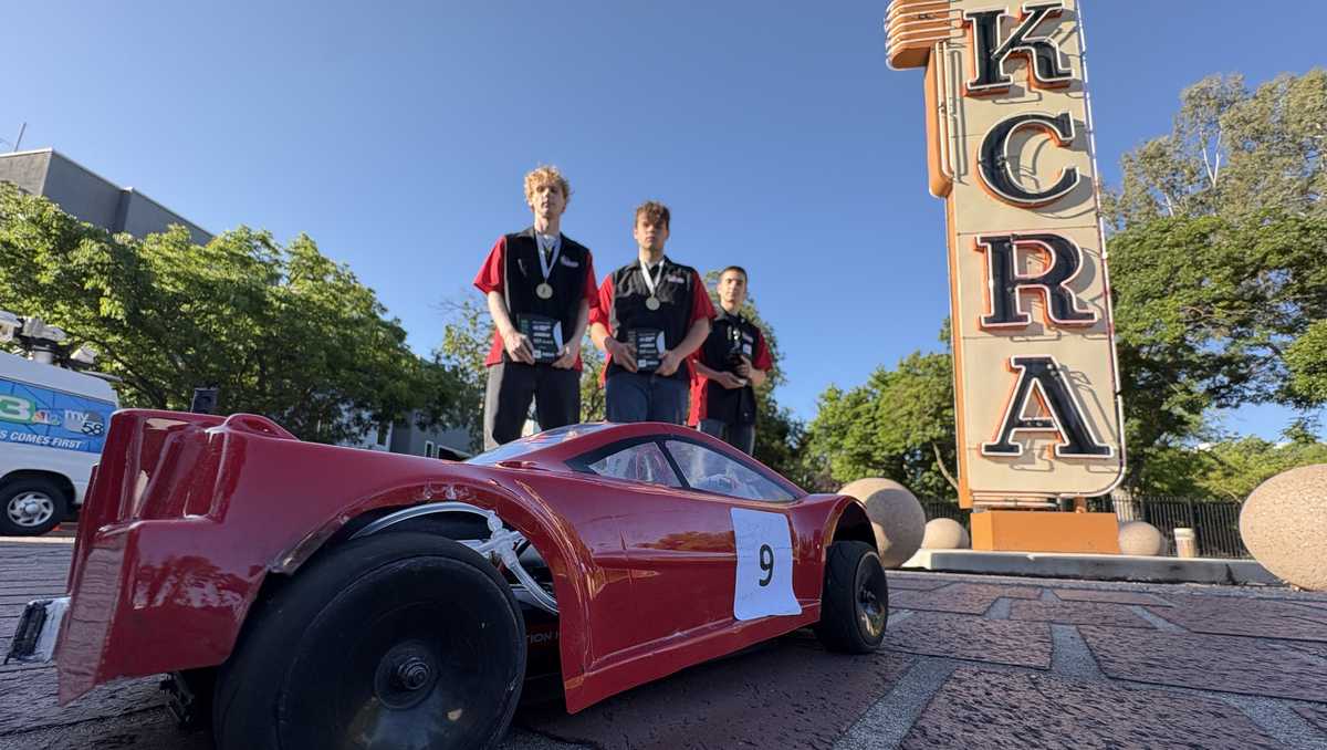 Sacramento students head to Switzerland after zero-emission racecar wins gold