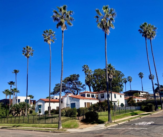 This home on Sunset Cliffs Boulevard was one of the few built in Azure Vista before World War II. (Eric DuVall)