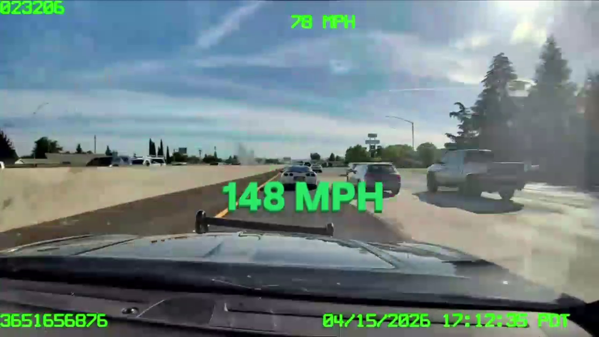 CHP Solano pulls over Corvette that almost reached 150 mph