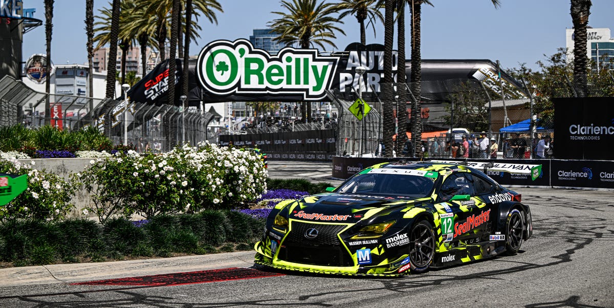 Wickens Wins Pole, but Lexus Wins GTD at Long Beach