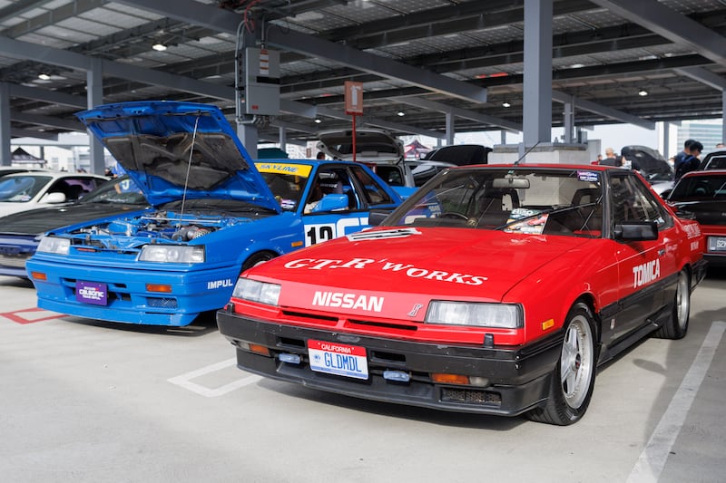 Two Japanese racing cars