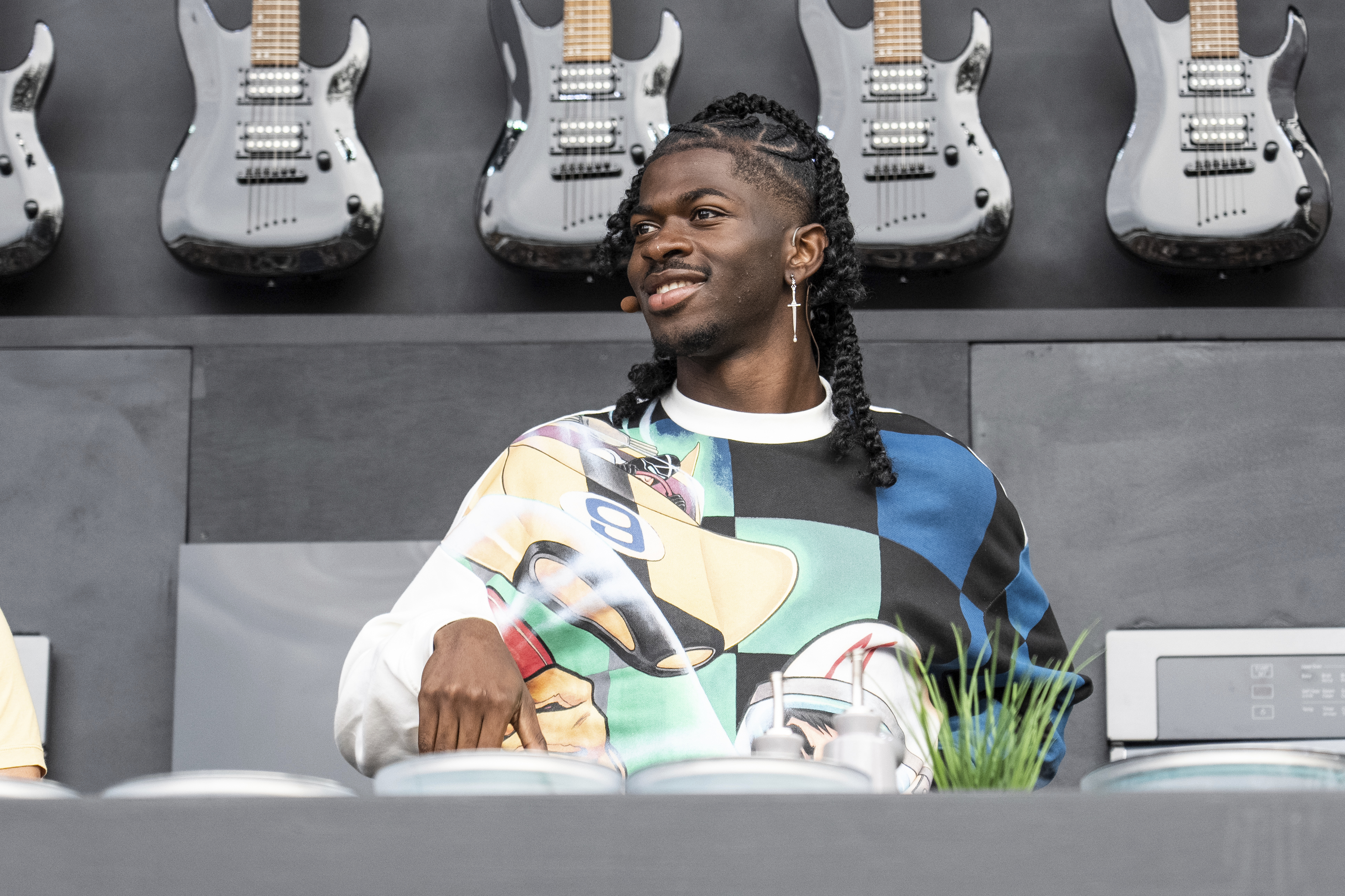 Lil Nas X is seen day three of the BottleRock...