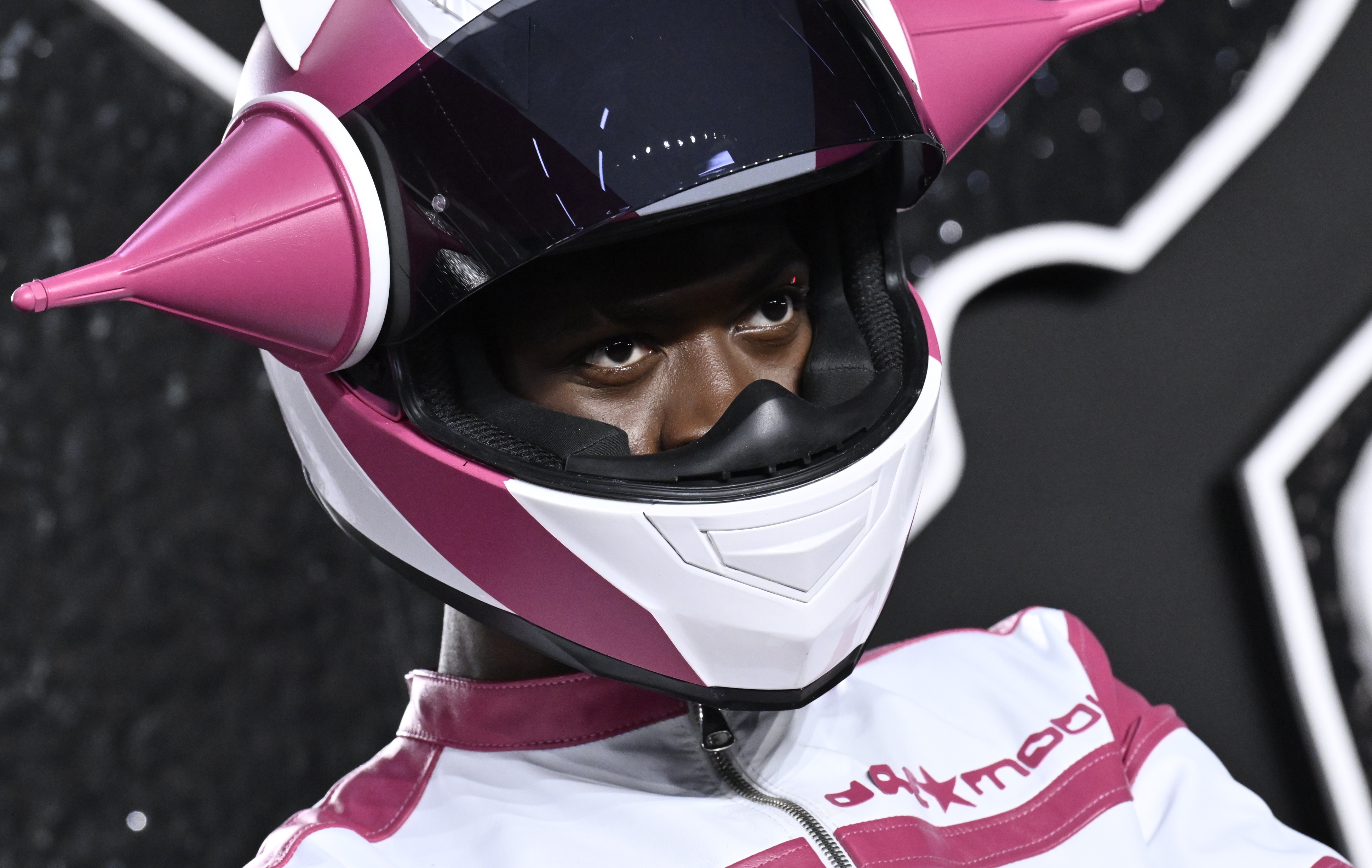 Lil Nas X arrives at the MTV Video Music Awards...