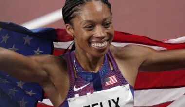 Athletics great Allyson Felix aiming to compete at 2028 Los Angeles Games | Olympics News
