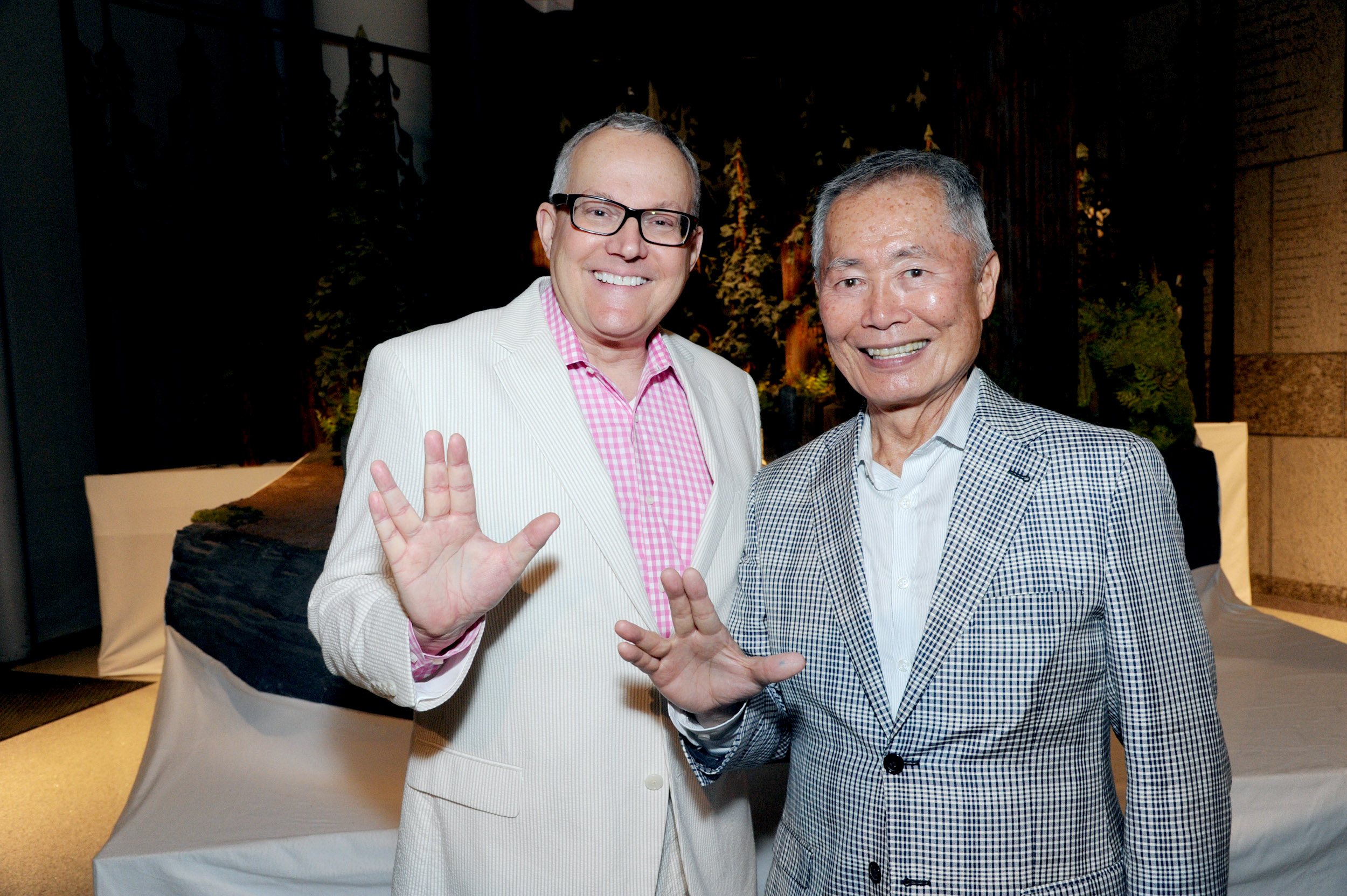 Brad Takei and George Takei seen at “Kubo and the...