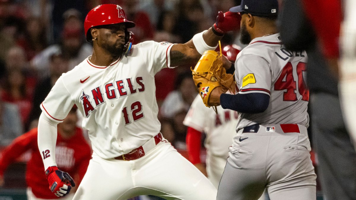 Brawl between Atlanta Braves and Los Angeles Angels – NBC 7 San Diego