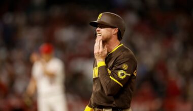 Jake Cronenworth sits, Angels change pitching plans