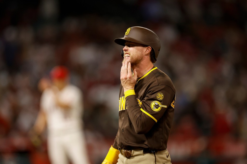 Jake Cronenworth sits, Angels change pitching plans