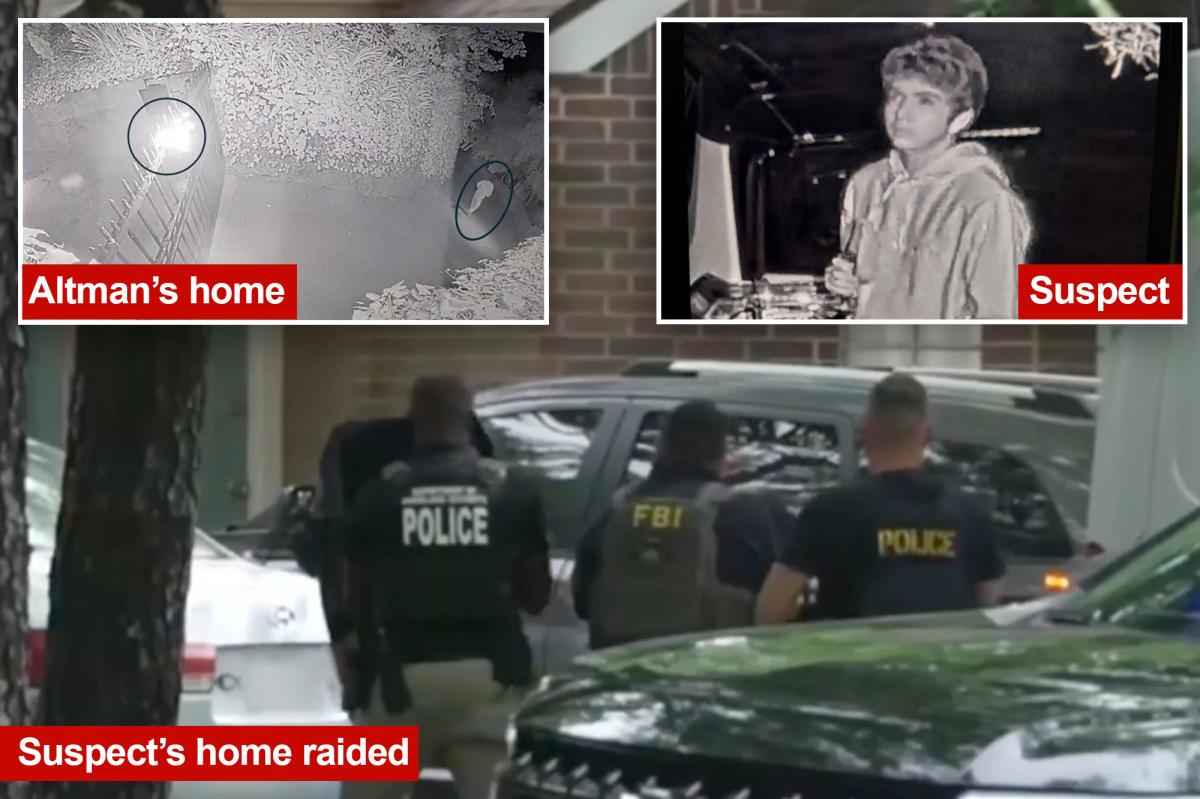 FBI raids Texas home of suspect accused of throwing Molotov cocktail at Sam Altman's San Francisco house