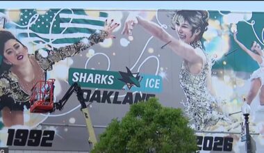 Mural honoring Alysa Liu, Kristi Yamaguchi in Oakland – NBC Bay Area