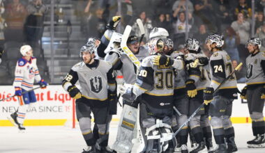 SILVER KNIGHTS VICTORIOUS IN LAST REGULAR SEASON HOME GAME, 3-2