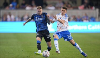 Niko Tsakiris scores twice as Earthquakes upend San Diego FC, 3-0