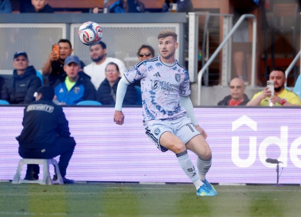 San Jose Earthquakes' Timo Werner (11) controls the ball against Minnesota United FC in the first half of the U.S. Open Cup round of 16 at PayPal Park in San Jose, Calif., on Tuesday, April 28, 2026. (Nhat V. Meyer/Bay Area News Group)