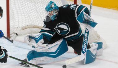 San Jose Sharks start Yaroslav Askarov against Anaheim Ducks. Here's why