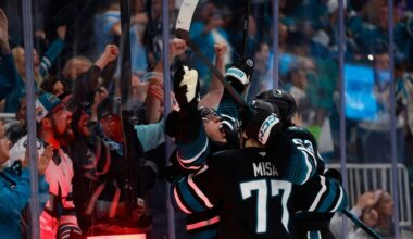 San Jose Sharks beat St. Louis Blues as Macklin Celebrini hits milestone