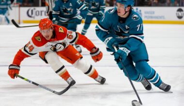 San Jose Sharks, led Macklin Celebrini, earns big win over Anaheim Ducks