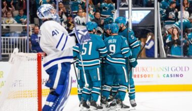 San Jose Sharks, Collin Graf start fast, beat Toronto Maple Leafs