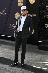 Chance The Rapper at the "Michael" Los Angeles Premiere held at The Dolby Theatre on April 20, 2026 in Los Angeles, California.