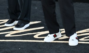 Black Thought and Allen Iverson at the "Michael" Los Angeles Premiere held at The Dolby Theatre on April 20, 2026 in Los Angeles, California.