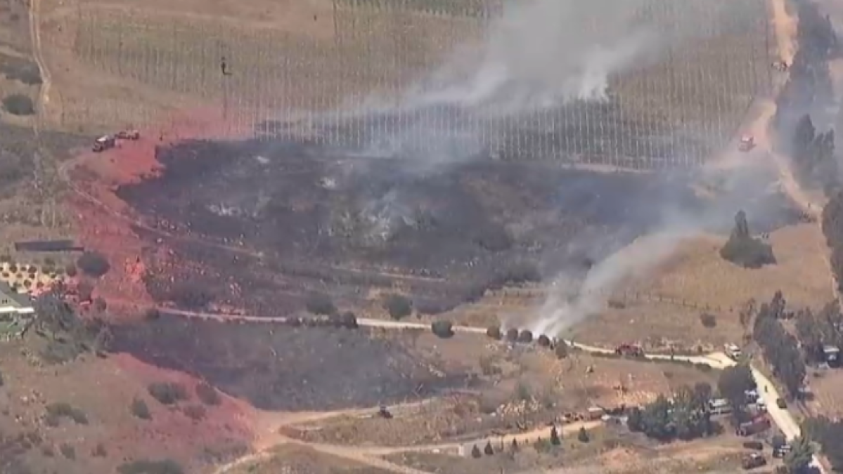 Metal grinder determined to be cause of brush fire in Ramona – NBC 7 San Diego
